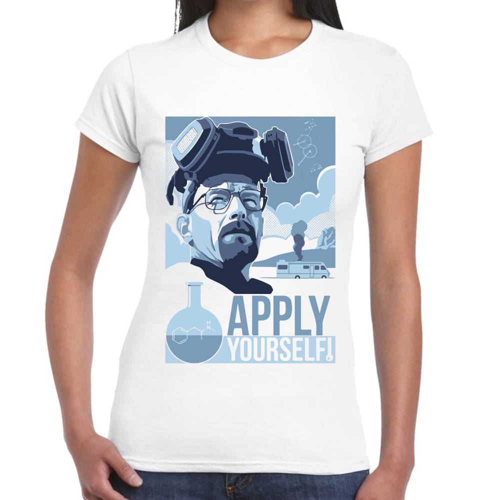 Playera Walter White Breaking Bad Apply Yourself #0003014