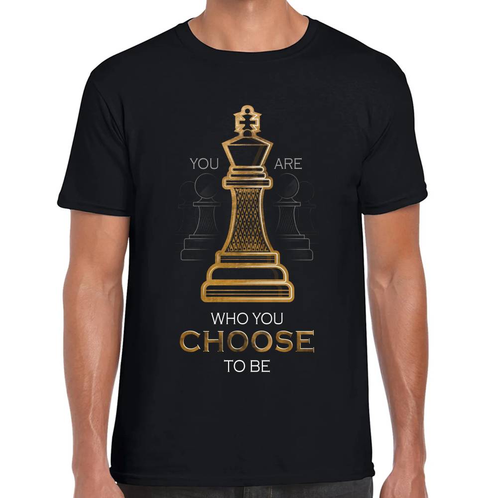Playera Ajedrez Choise To Be Algodón Premium #0003018 Imagen principal del producto