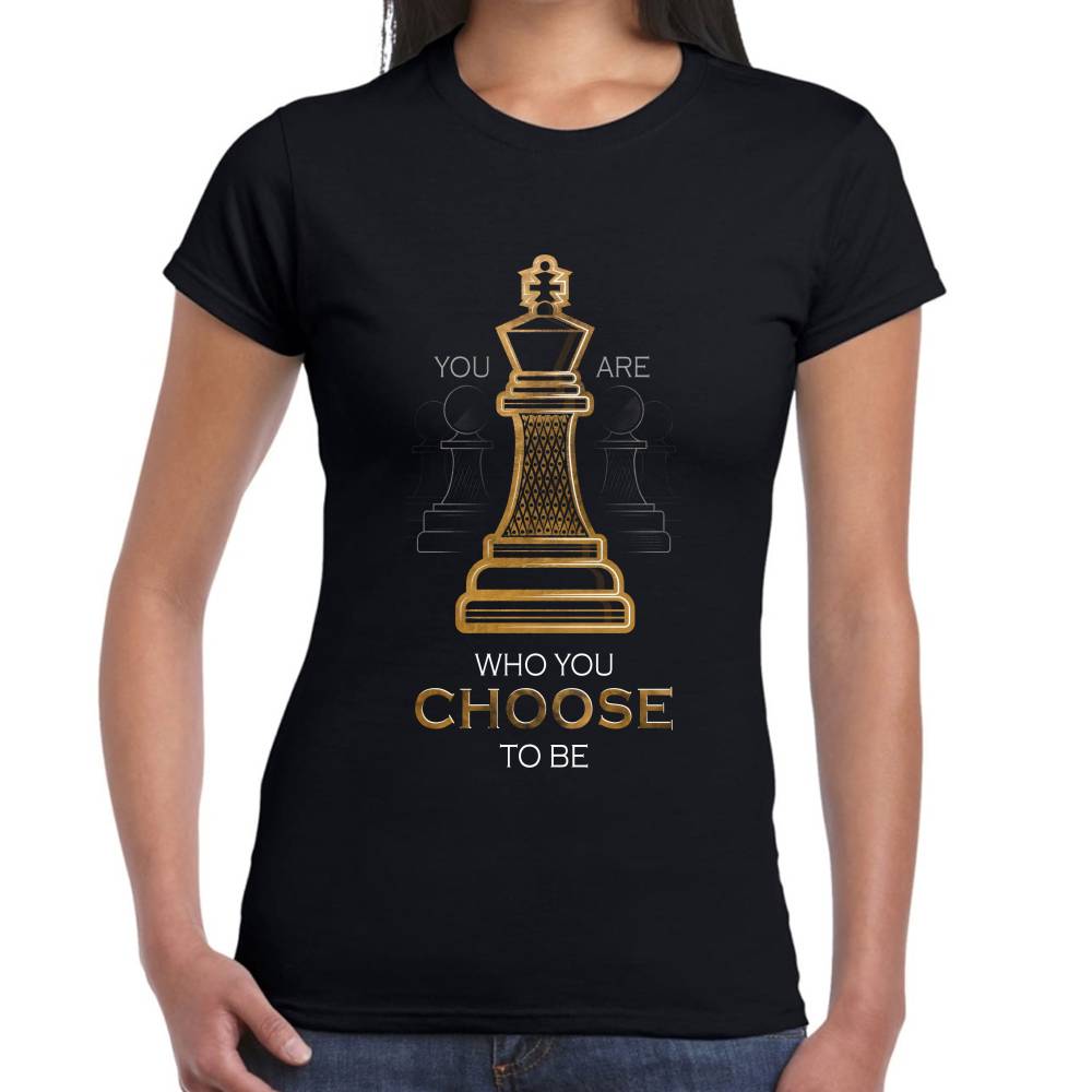 Playera Ajedrez Choise To Be Algodón Premium #0003018 Imagen secundaria del producto