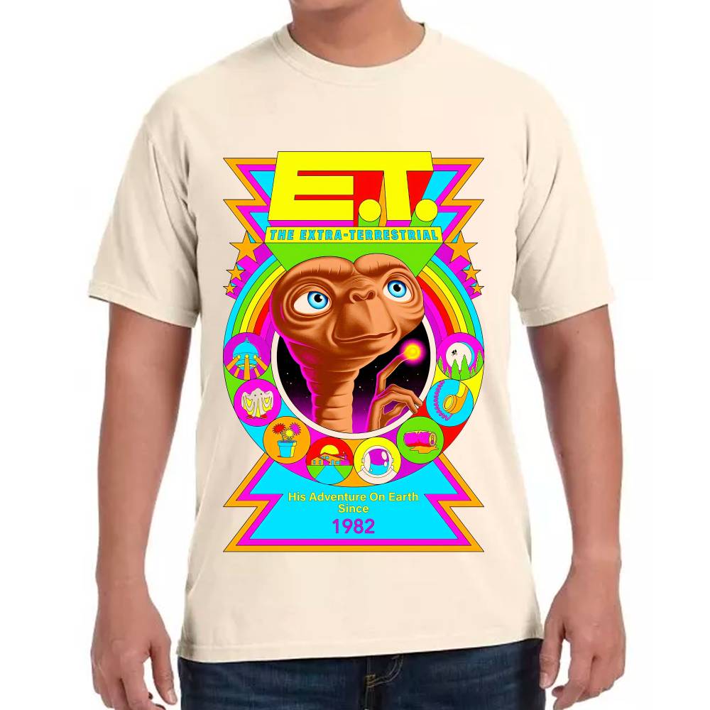 Playera E.T. El Extraterrestre Algodón Premium #0003021