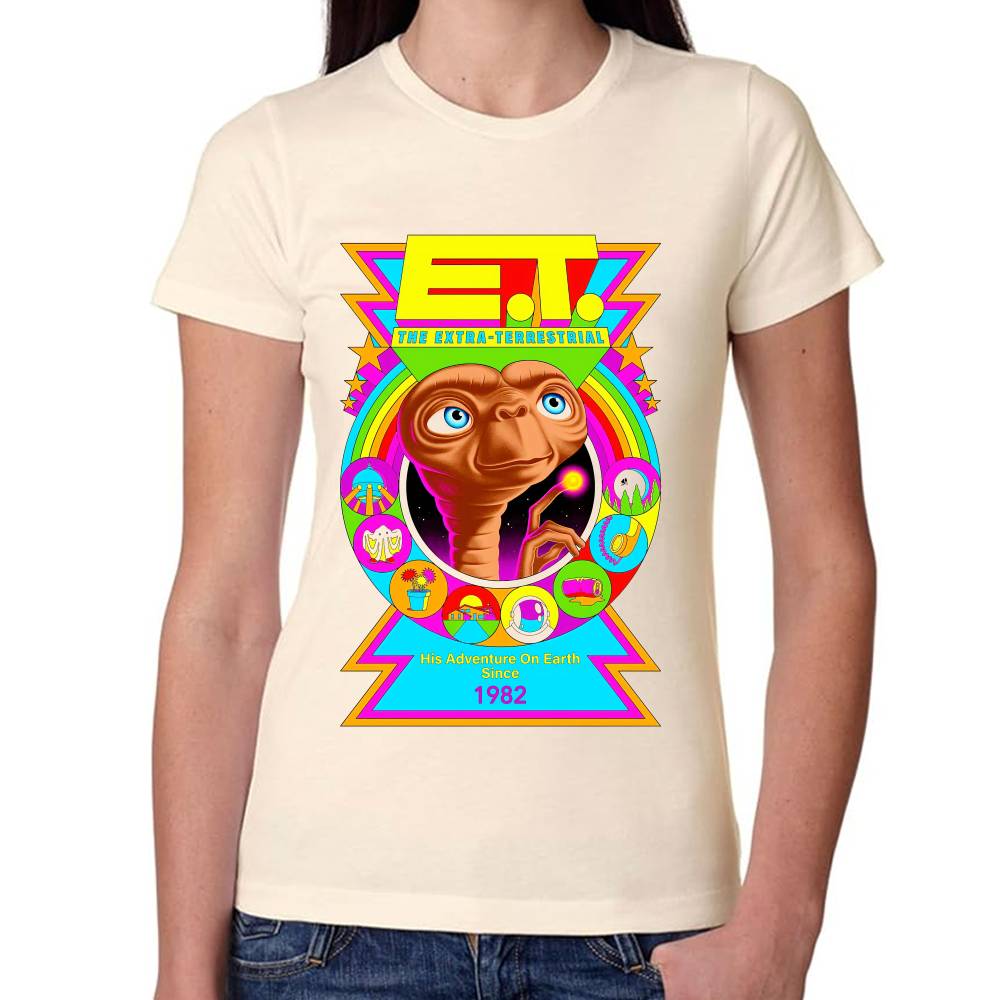 Playera E.T. El Extraterrestre Algodón Premium #0003021