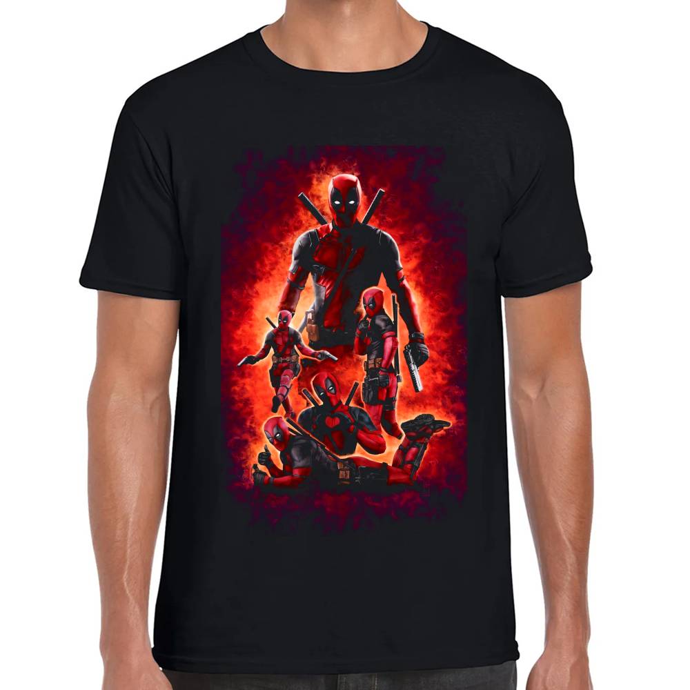 Playera Deadpool Marvel Algodón Premium #0003022