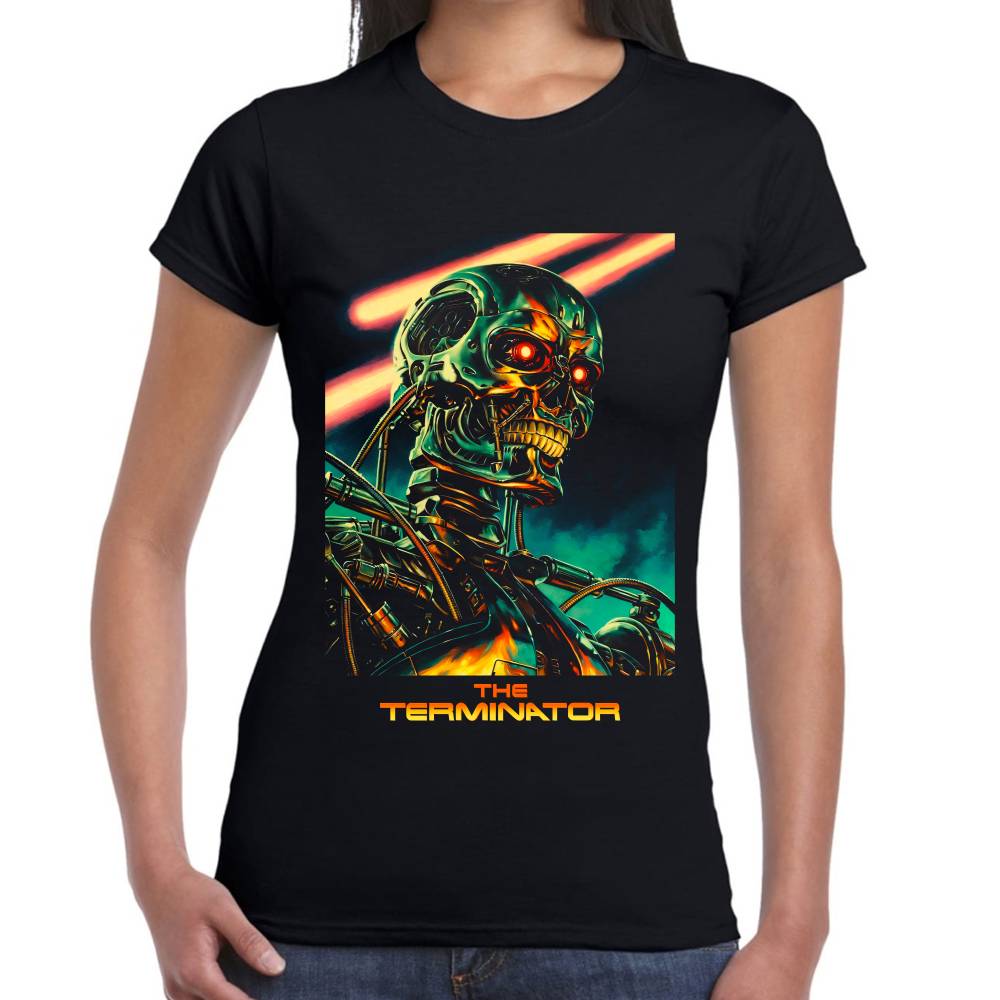Playera T-800 Terminator Algodón Premium #0003025