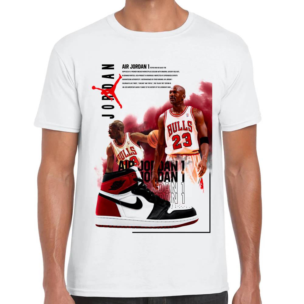 Playera Michael Jordan Tenis NBA Algodón Premium #0003029