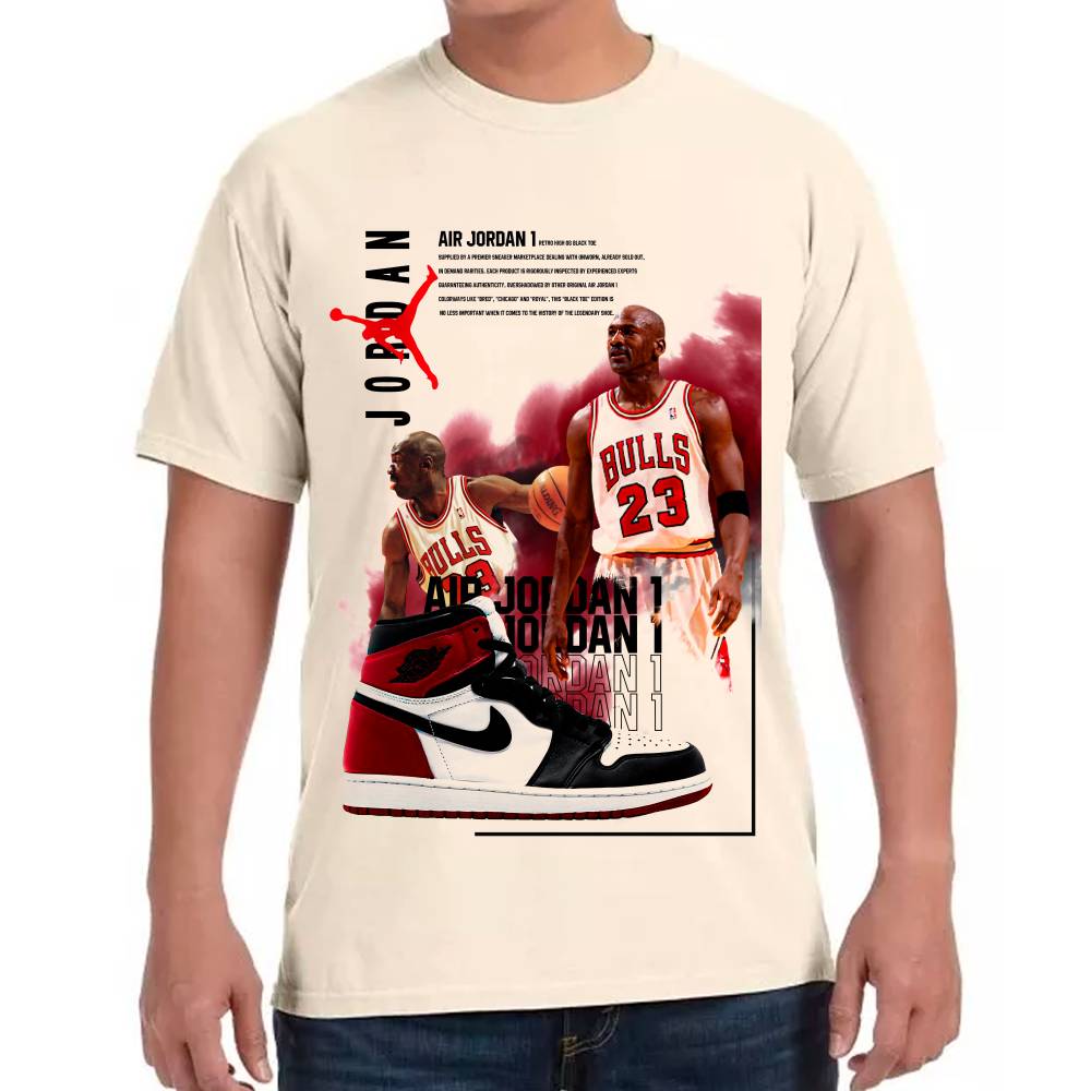 Playera Michael Jordan Tenis NBA Algodón Premium #0003029