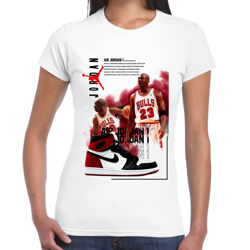 Playera Michael Jordan Tenis NBA Algodón Premium #0003029 Imagen secundaria del producto