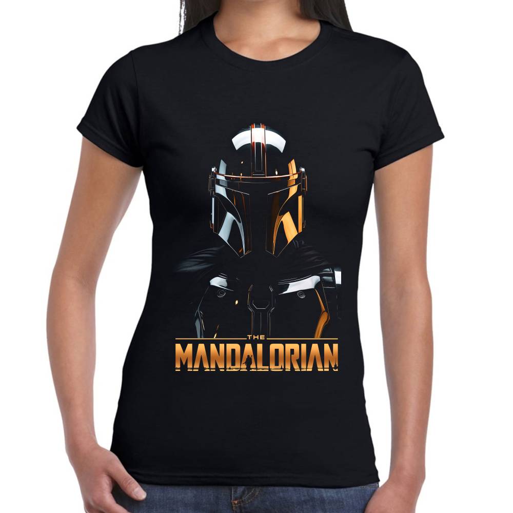 Playera The Mandalorian Star Wars Algodón Premium #0003031 Imagen secundaria del producto