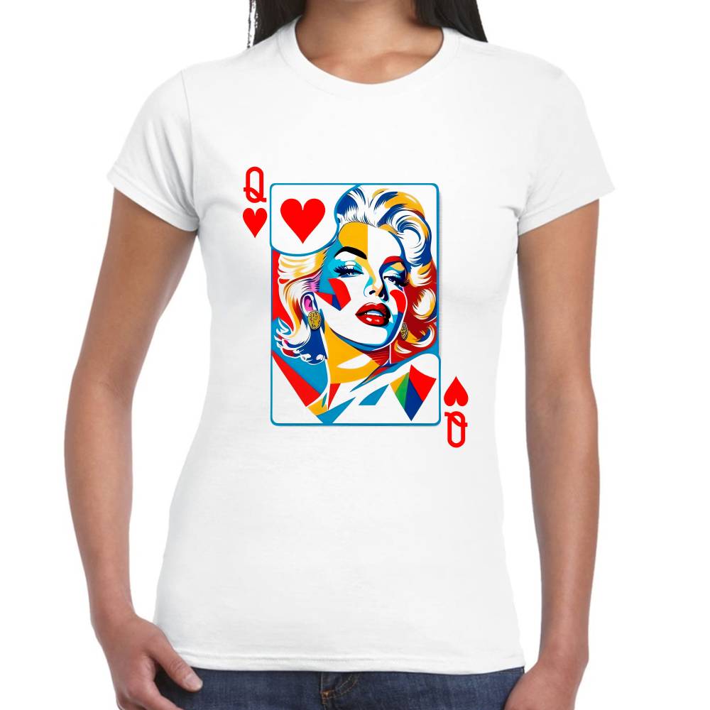 Playera Marilyn Monroe Queen Algodón Premium #0003032
