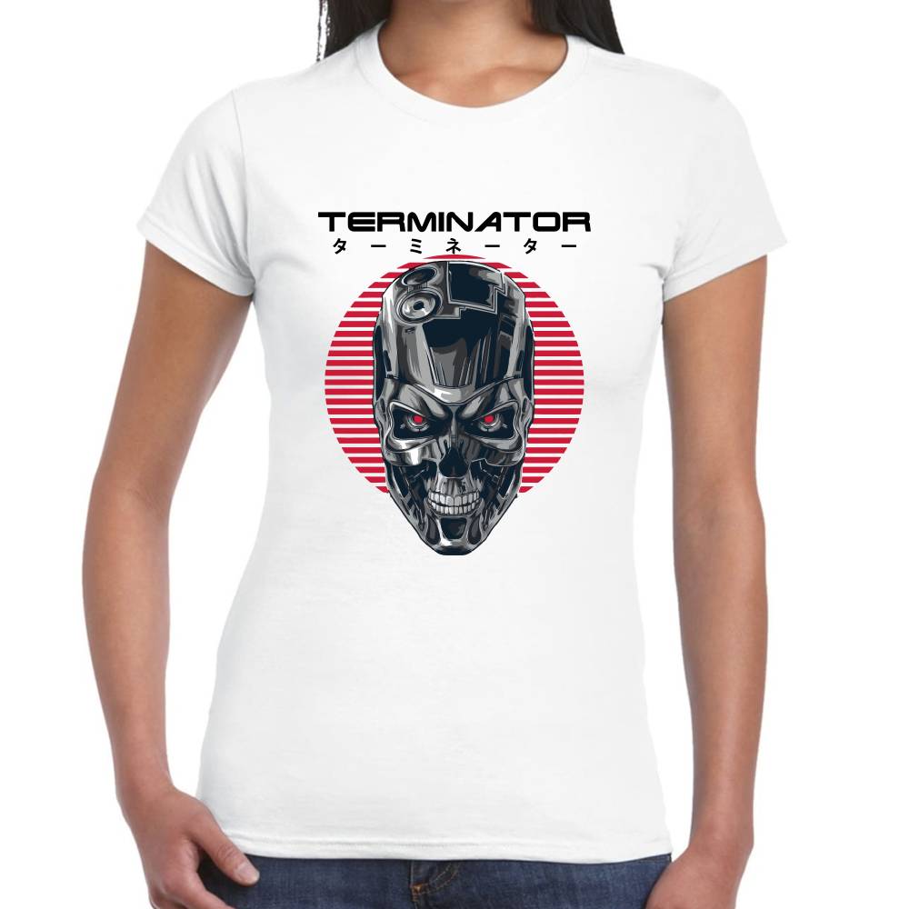 Playera T-800 Terminator Algodón Premium #0003033