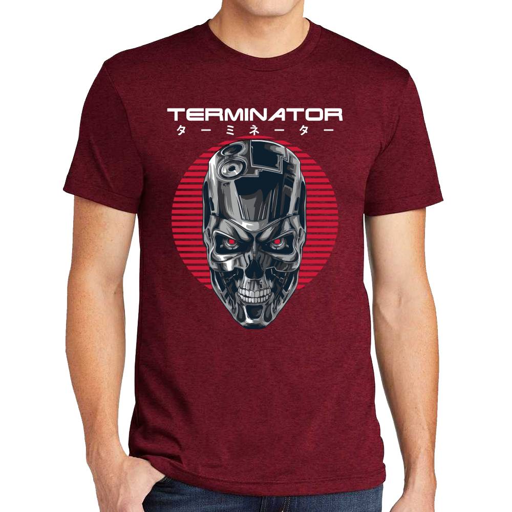 Playera T-800 Terminator Algodón Premium #0003033