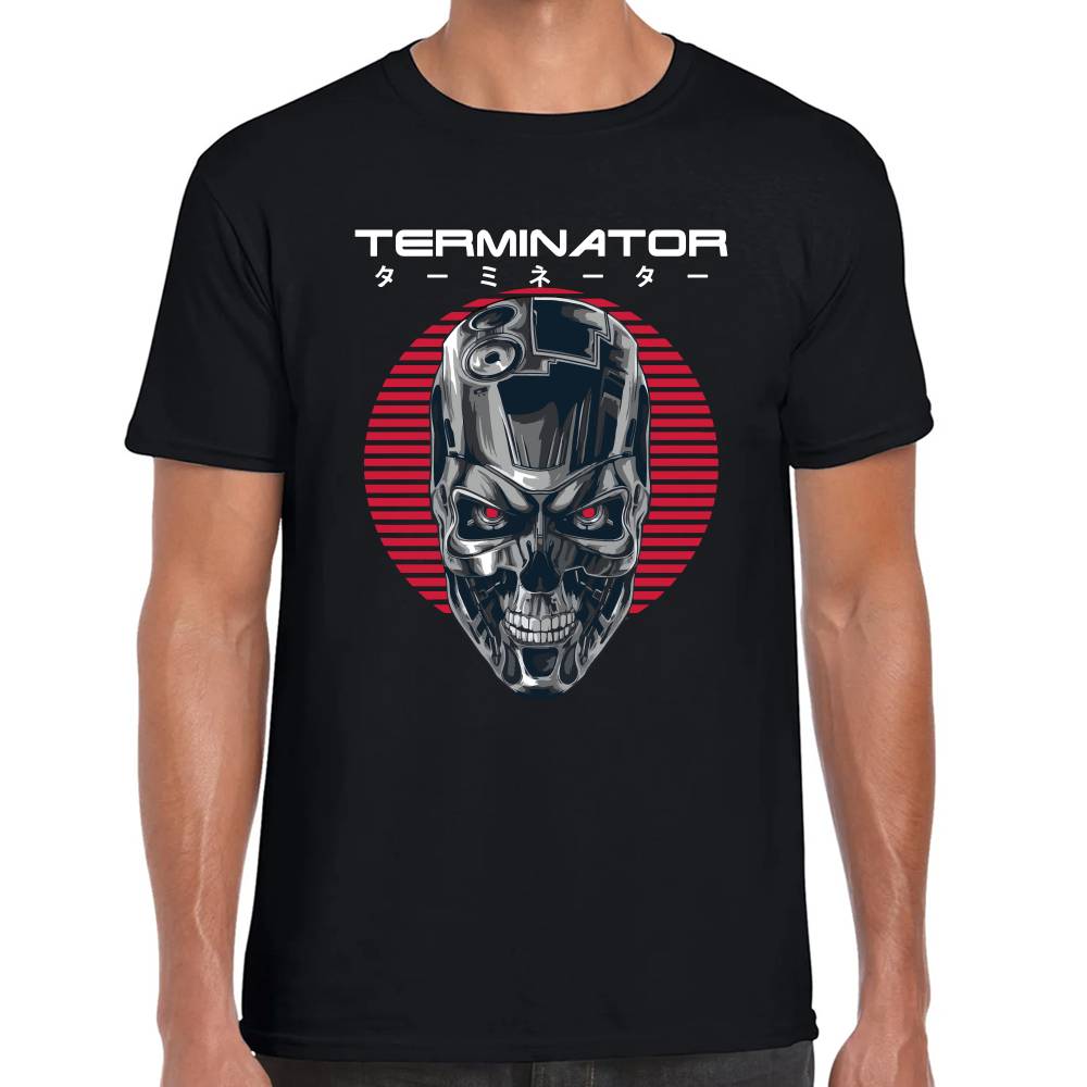 Playera T-800 Terminator Algodón Premium #0003033 Imagen principal del producto