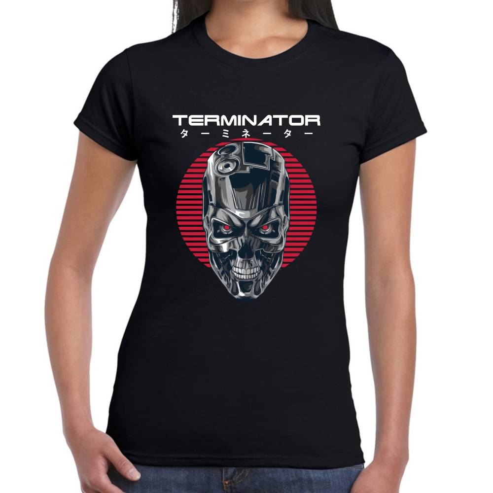 Playera T-800 Terminator Algodón Premium #0003033 Imagen secundaria del producto