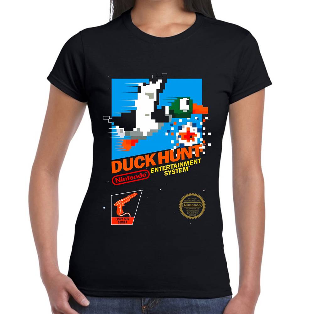 Playera Duck Hunt Nintendo Algodón Premium #0003036