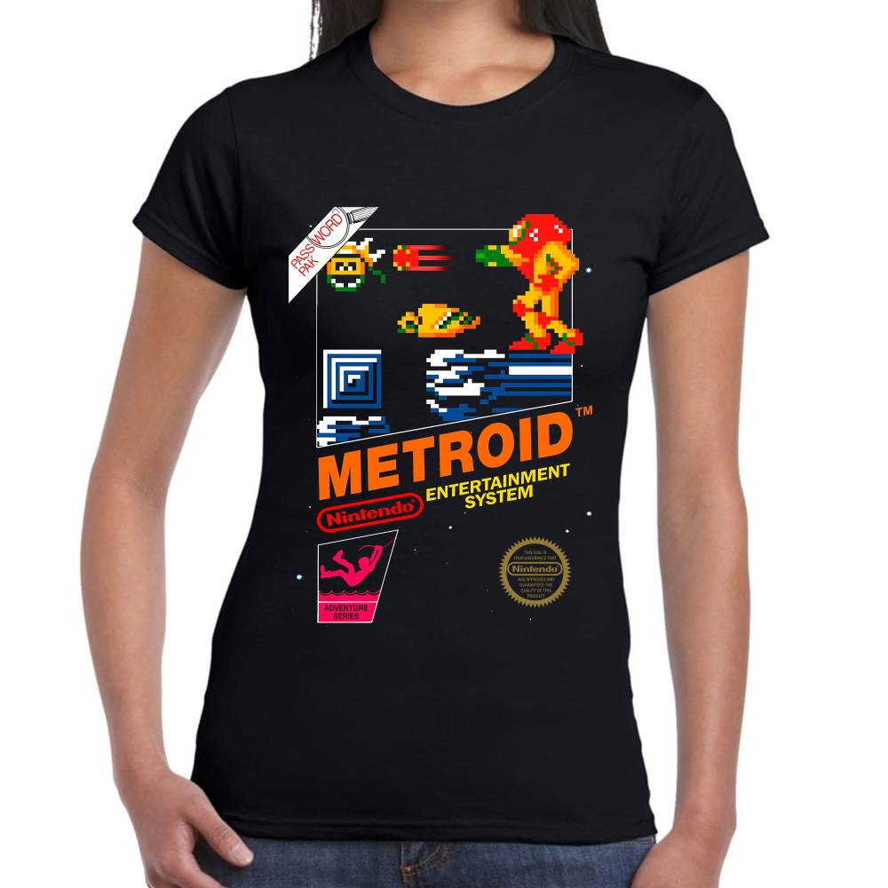 Playera Samus Aran Metroid Nintendo Algodón Premium #0003038 Imagen secundaria del producto