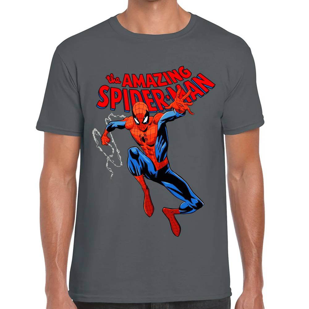Playera The Amazing Spider-Man Marvel Algodón Premium #0003041