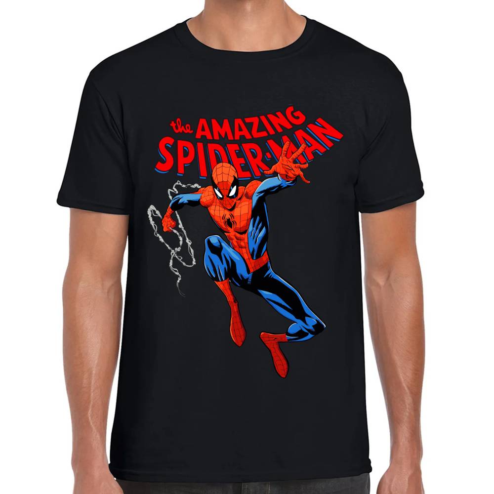 Playera The Amazing Spider-Man Marvel Algodón Premium #0003041