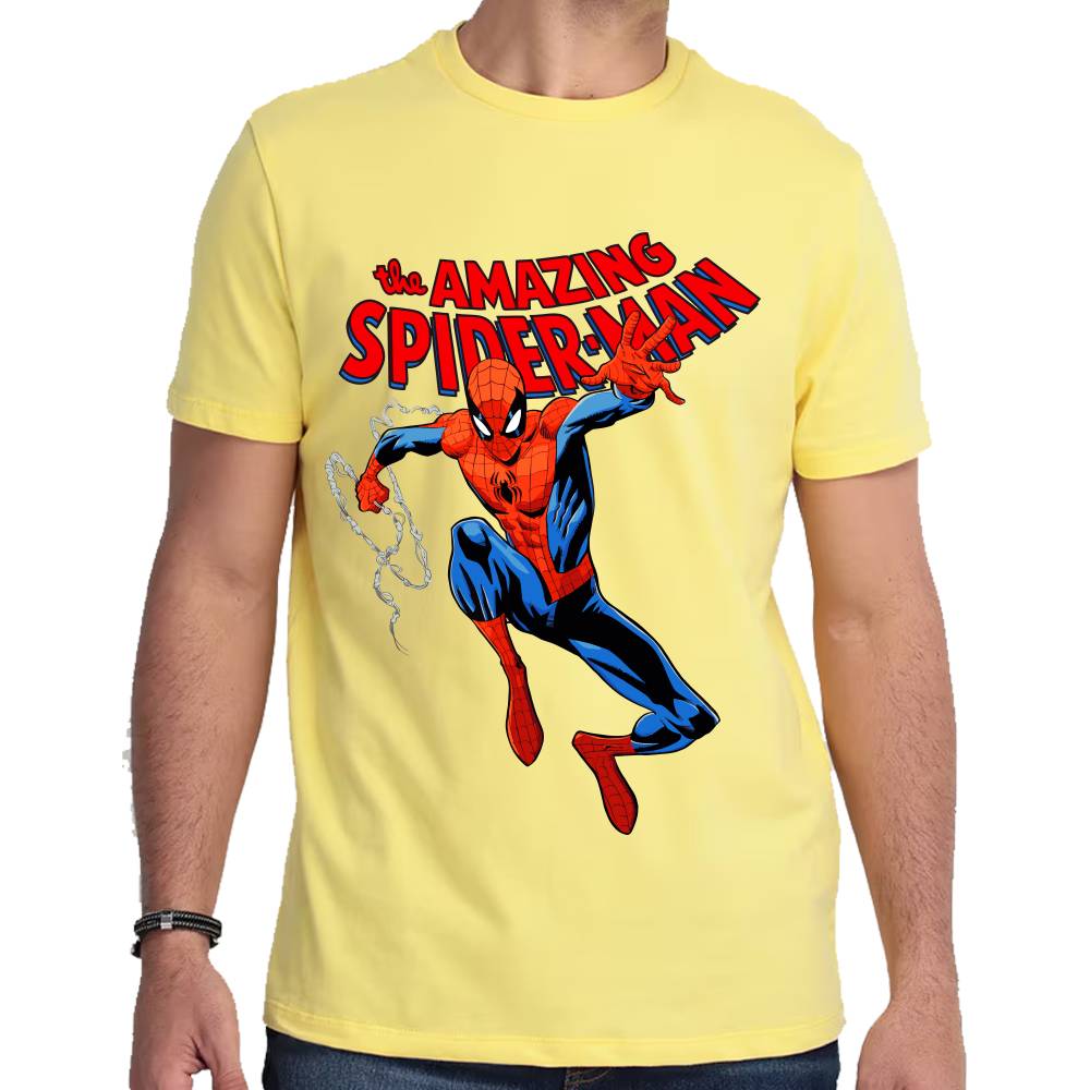 Playera The Amazing Spider-Man Marvel Algodón Premium #0003041