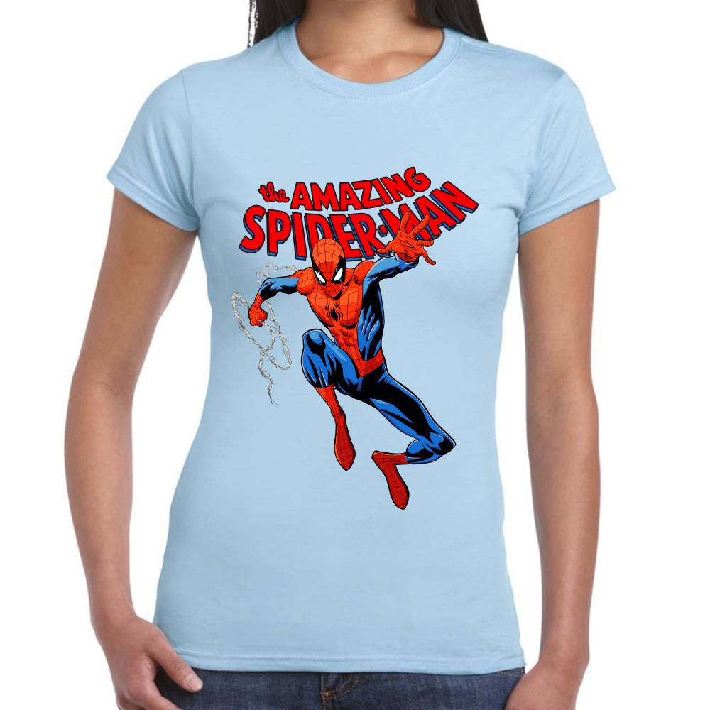 Playera The Amazing Spider-Man Marvel Algodón Premium #0003041
