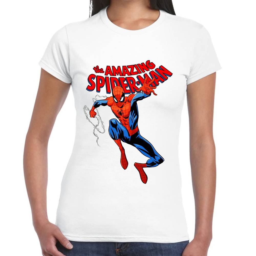 Playera The Amazing Spider-Man Marvel Algodón Premium #0003041