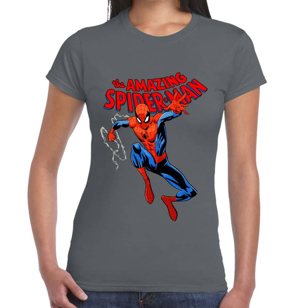 Playera The Amazing Spider-Man Marvel Algodón Premium #0003041