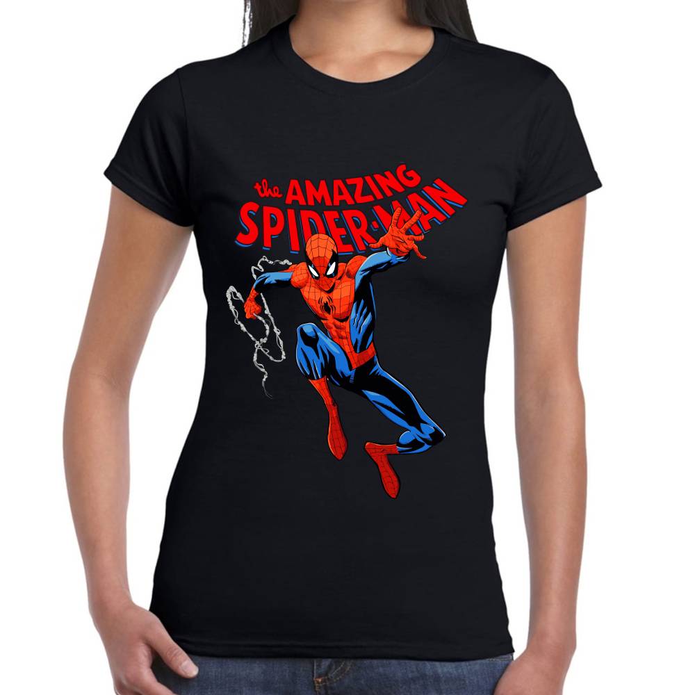 Playera The Amazing Spider-Man Marvel Algodón Premium #0003041