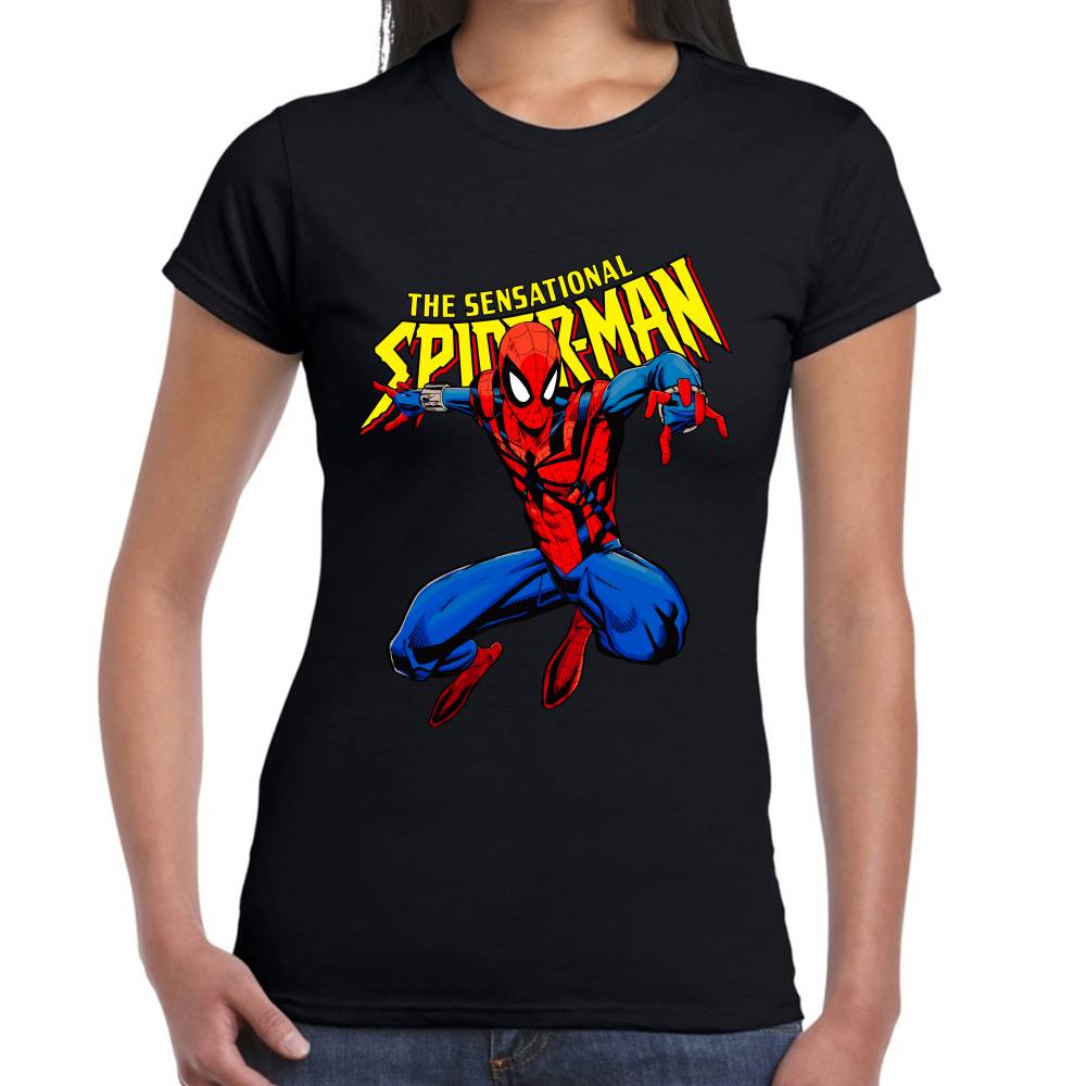 Playera The Sensational Spider-Man Algodón Premium #0003042