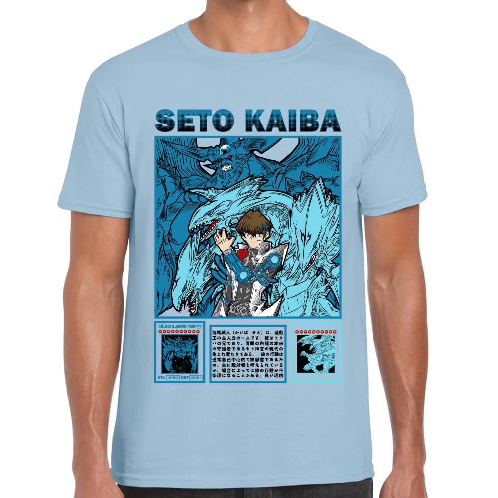 Playera Seto Kaiba Yu Gi Oh Algodón Premium #0003046