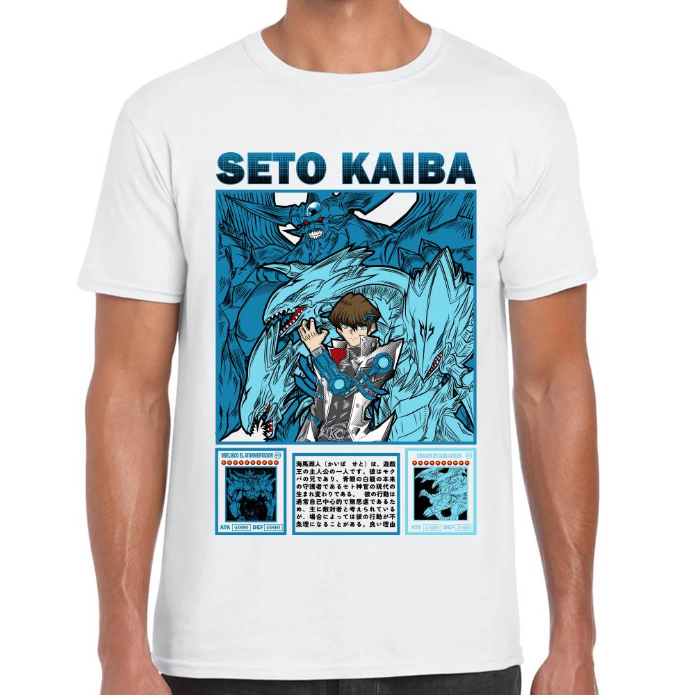 Playera Seto Kaiba Yu Gi Oh Algodón Premium #0003046