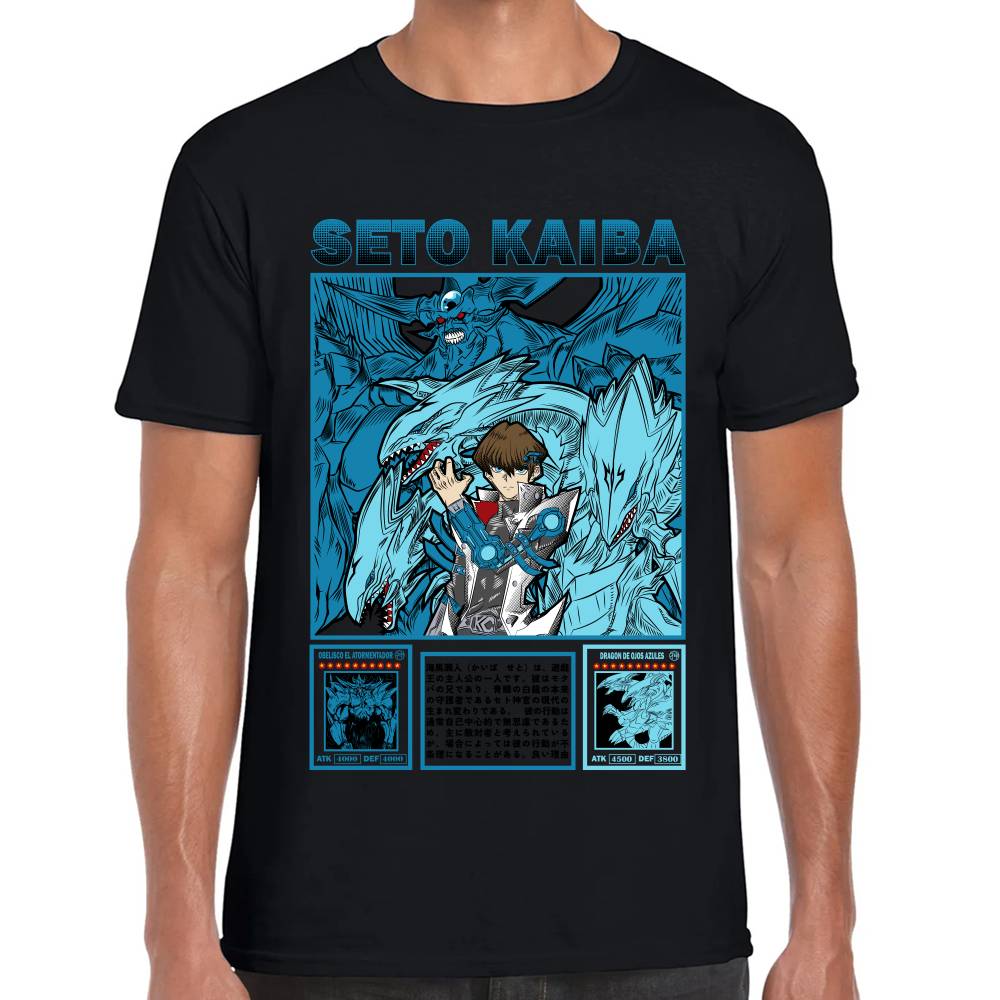 Playera Seto Kaiba Yu Gi Oh Algodón Premium #0003046