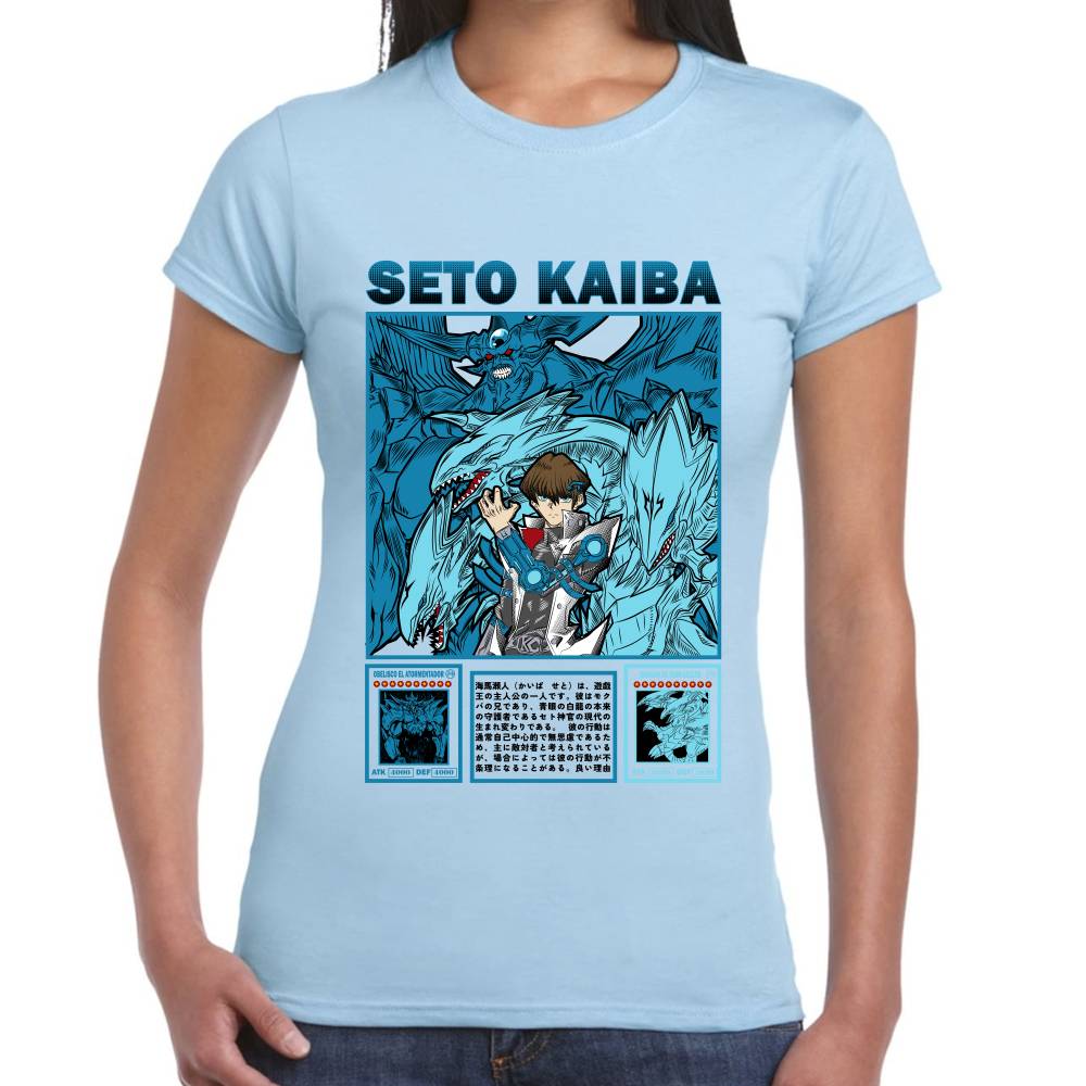 Playera Seto Kaiba Yu Gi Oh Algodón Premium #0003046