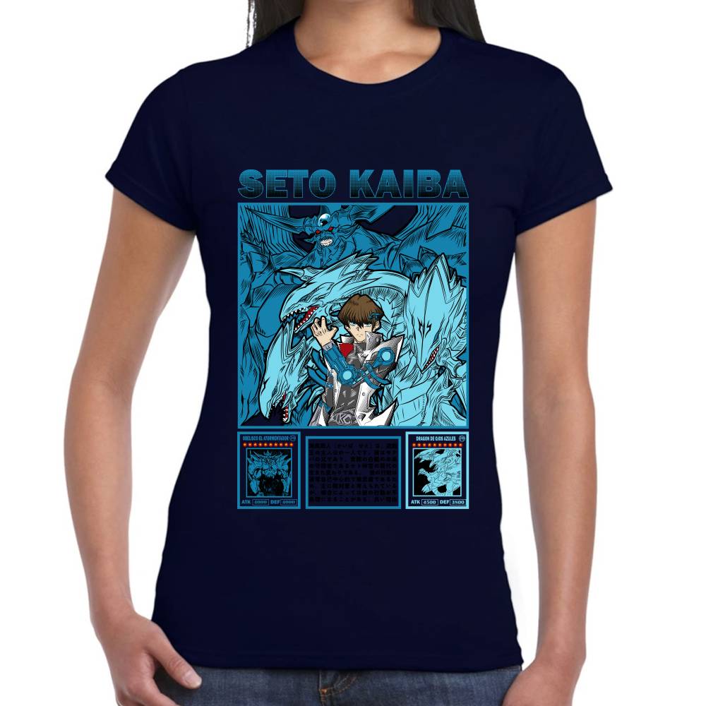 Playera Seto Kaiba Yu Gi Oh Algodón Premium #0003046 Imagen secundaria del producto