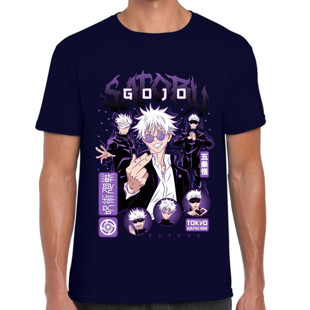 Playera Satoru Gojo Jujutsu Kaisen Algodón #0003047 Imagen principal del producto