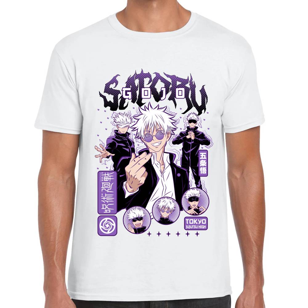 Playera Satoru Gojo Jujutsu Kaisen Algodón #0003047