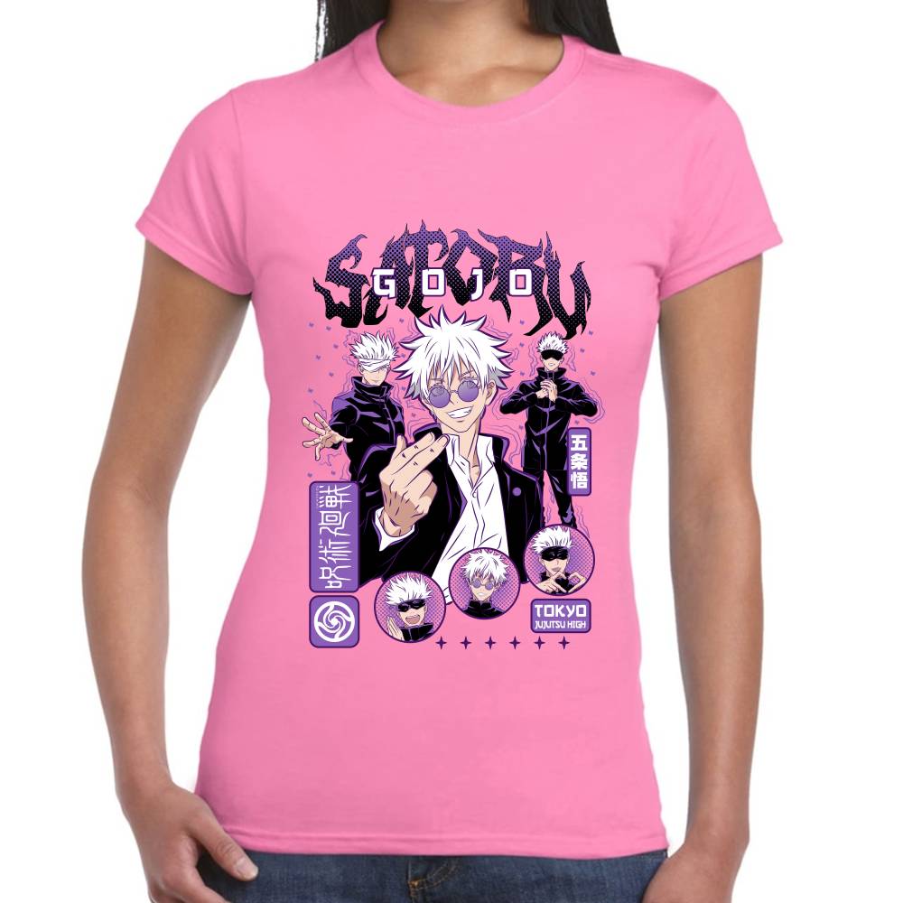 Playera Satoru Gojo Jujutsu Kaisen Algodón #0003047