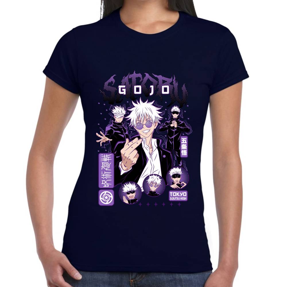Playera Satoru Gojo Jujutsu Kaisen Algodón #0003047