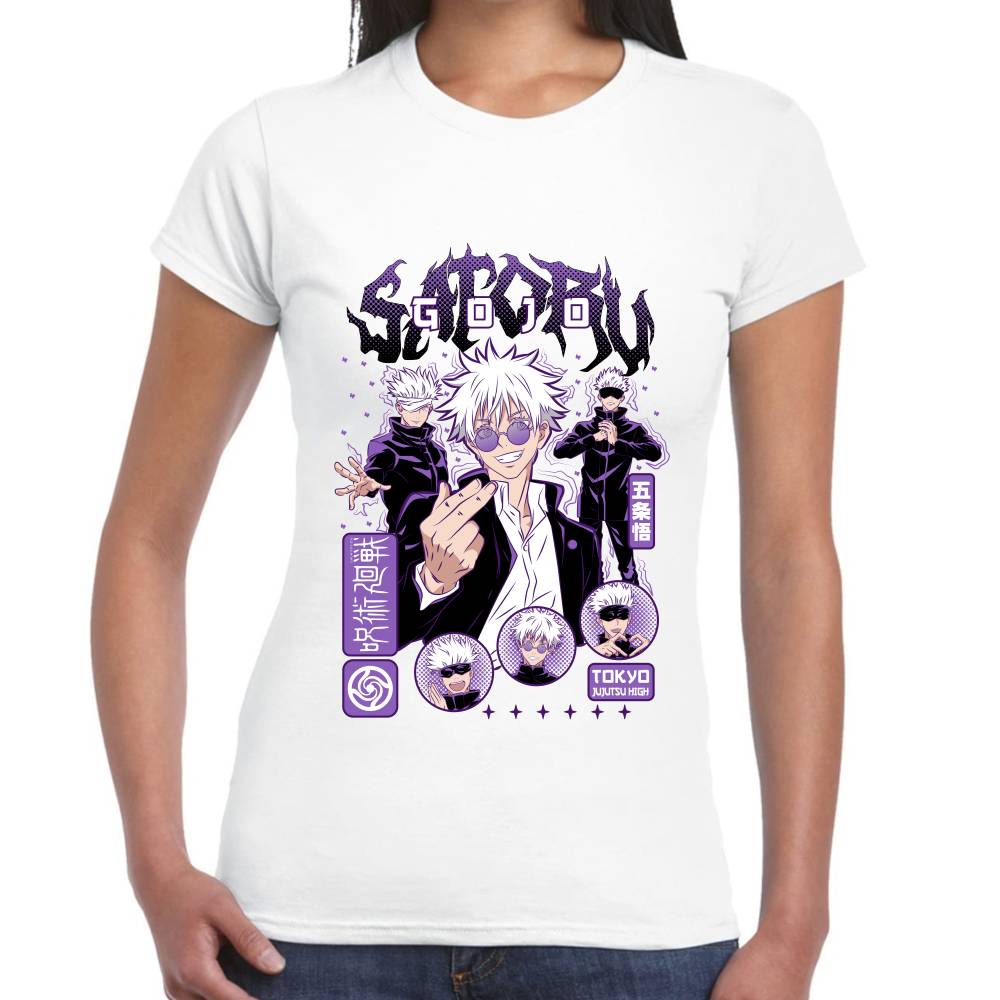 Playera Satoru Gojo Jujutsu Kaisen Algodón #0003047