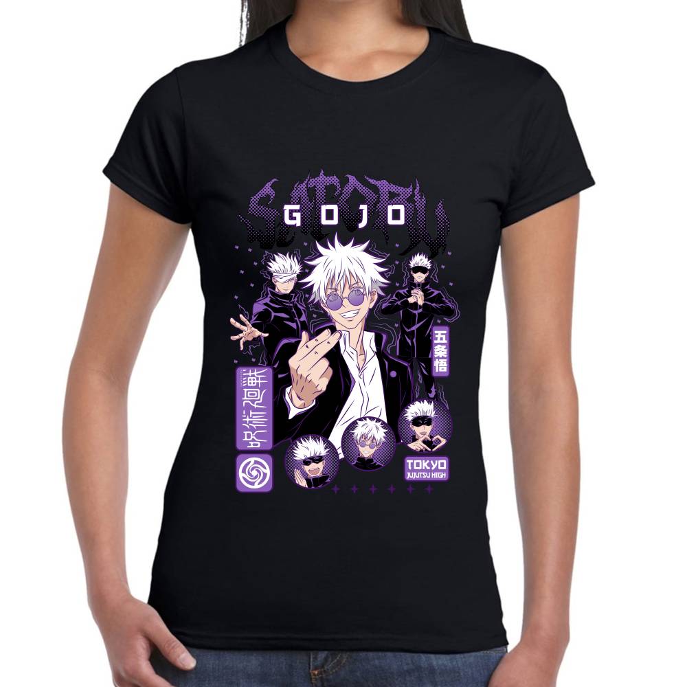 Playera Satoru Gojo Jujutsu Kaisen Algodón #0003047