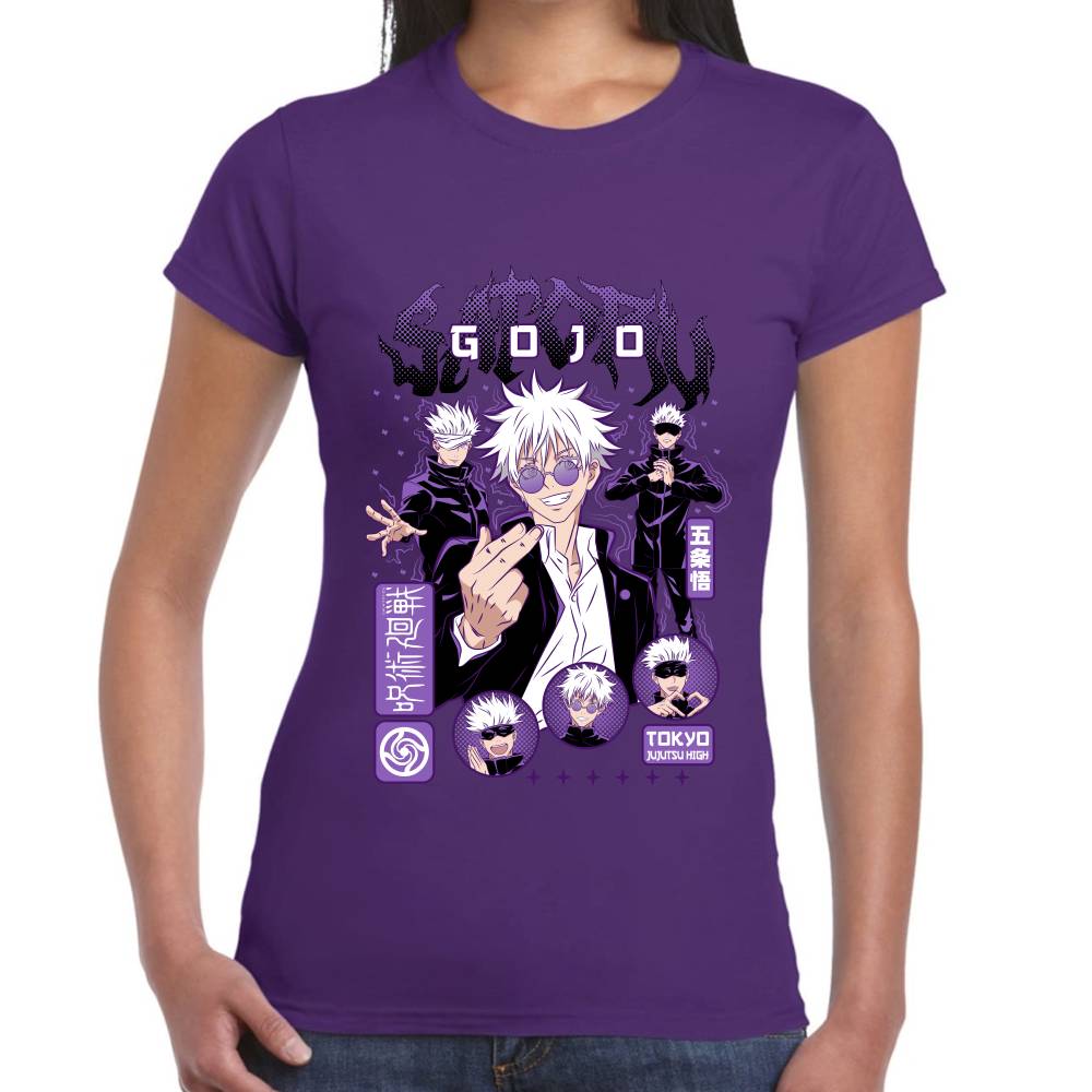 Playera Satoru Gojo Jujutsu Kaisen Algodón #0003047