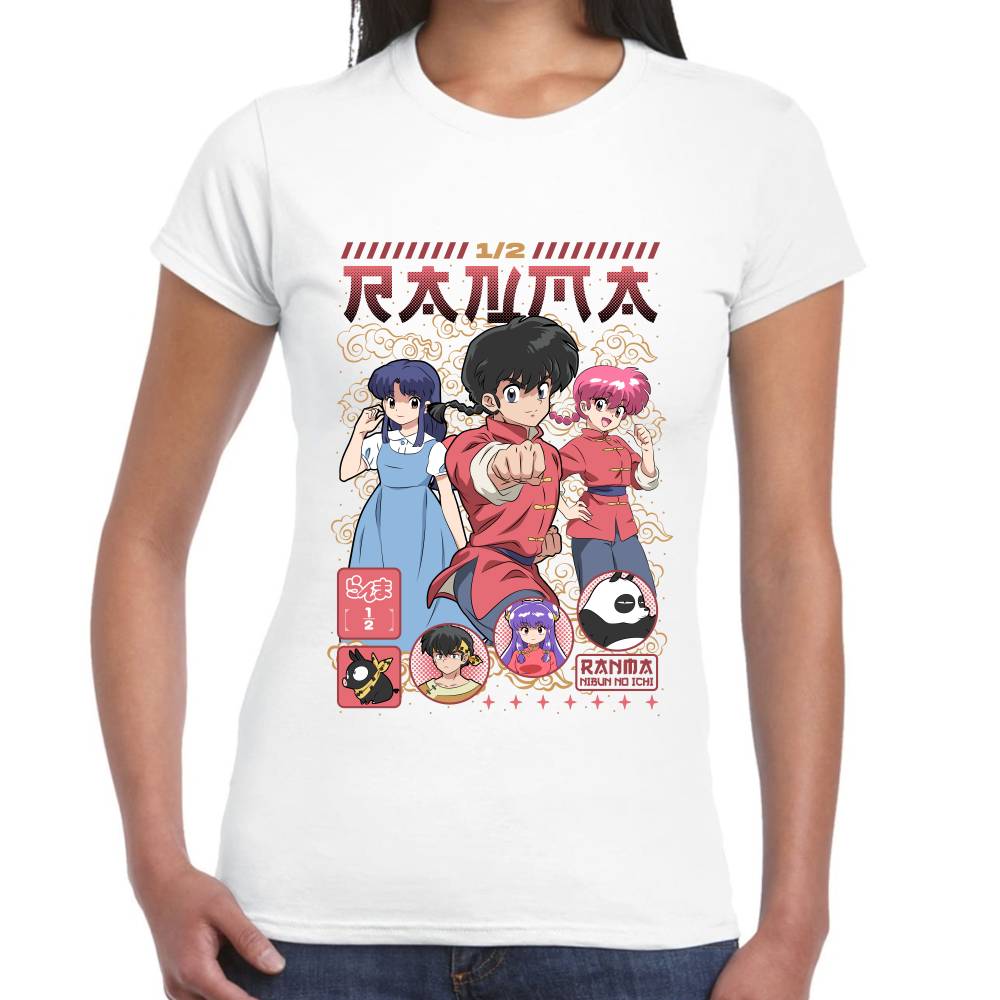 Playera Ranma 1/2 Algodón Premium #0003048