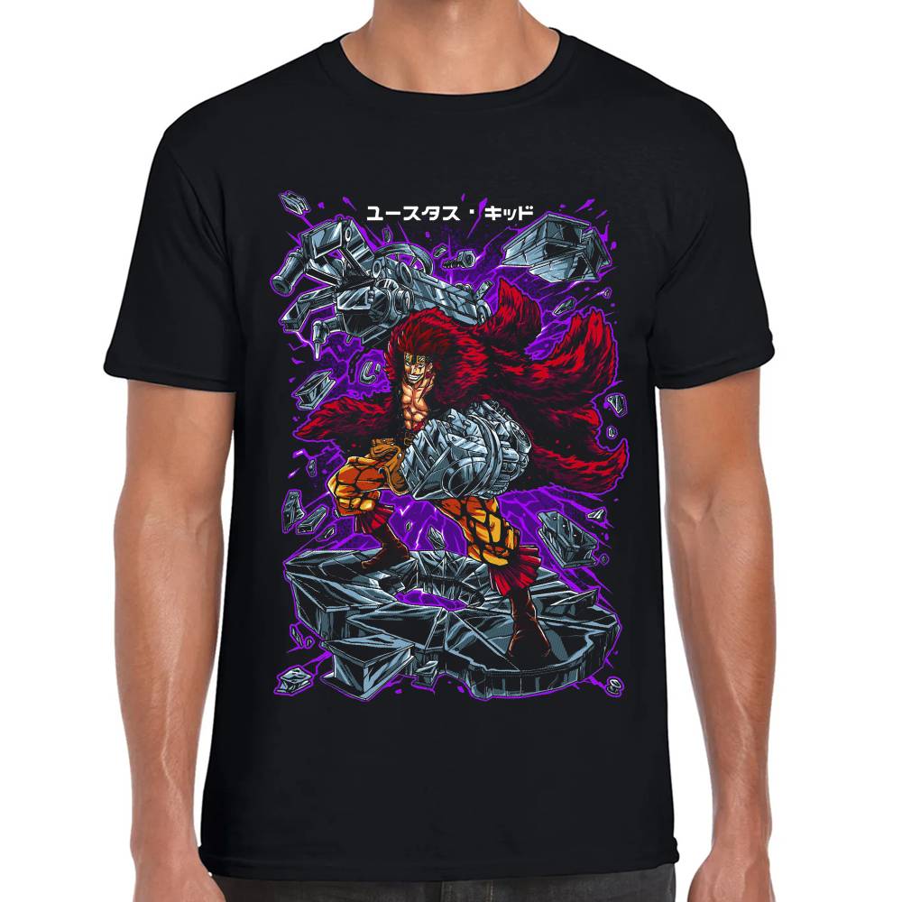 Playera Eustass Kid One Piece Algodón Premium #0003059 Imagen principal del producto