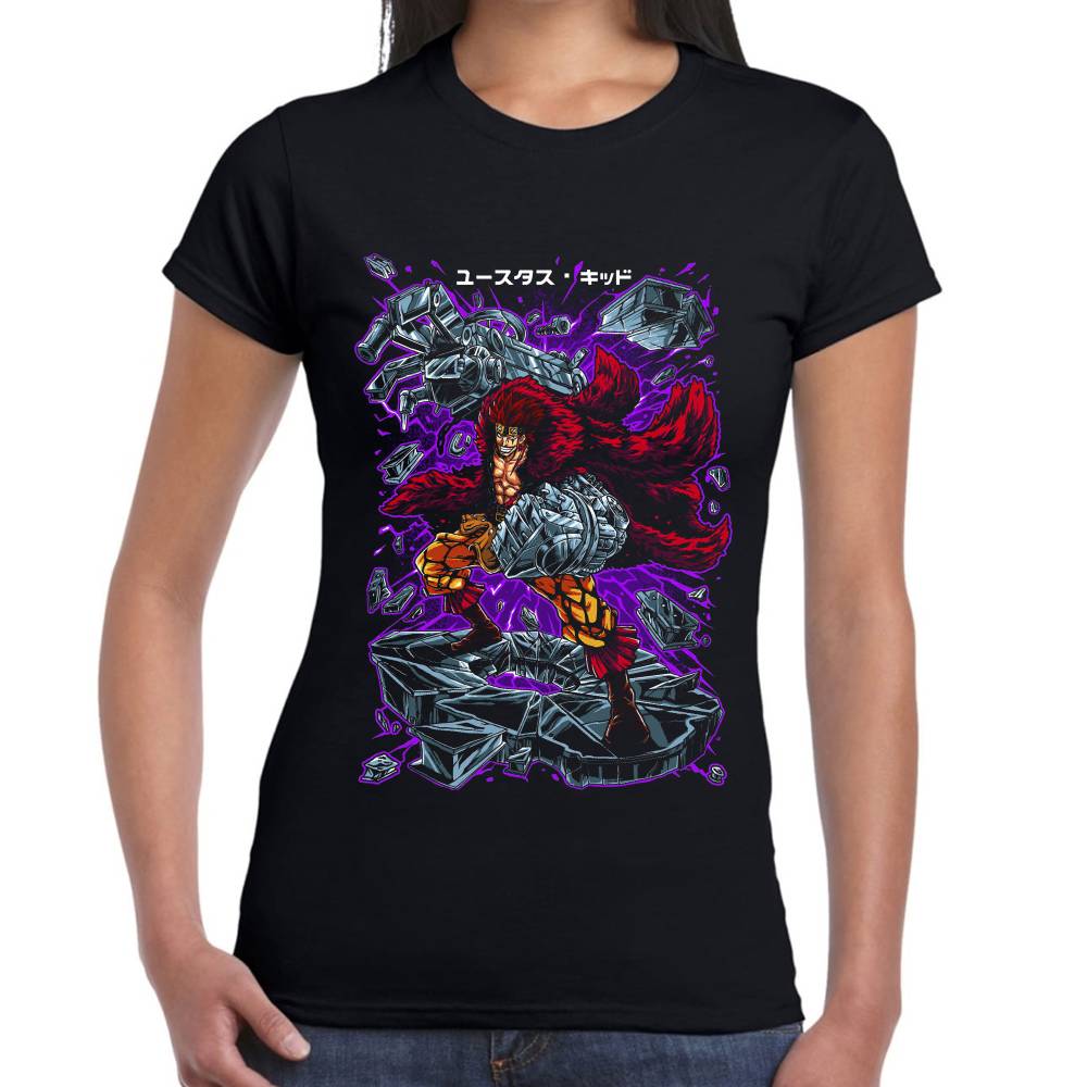 Playera Eustass Kid One Piece Algodón Premium #0003059 Imagen secundaria del producto
