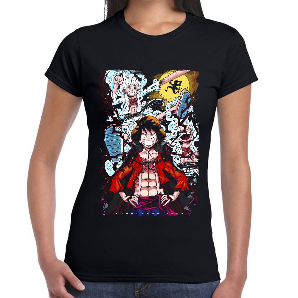 Playera Luffy One Piece Algodón Premium #0003063