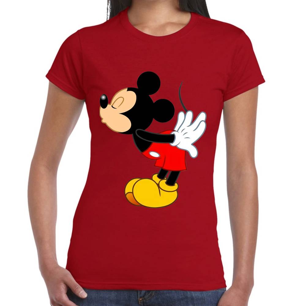 Playera Mickey Mouse San Valentin Algodón Premium #0003066