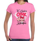 Playera San Valentin Te Quiero Oink Siempre Algodón Premium #0003068