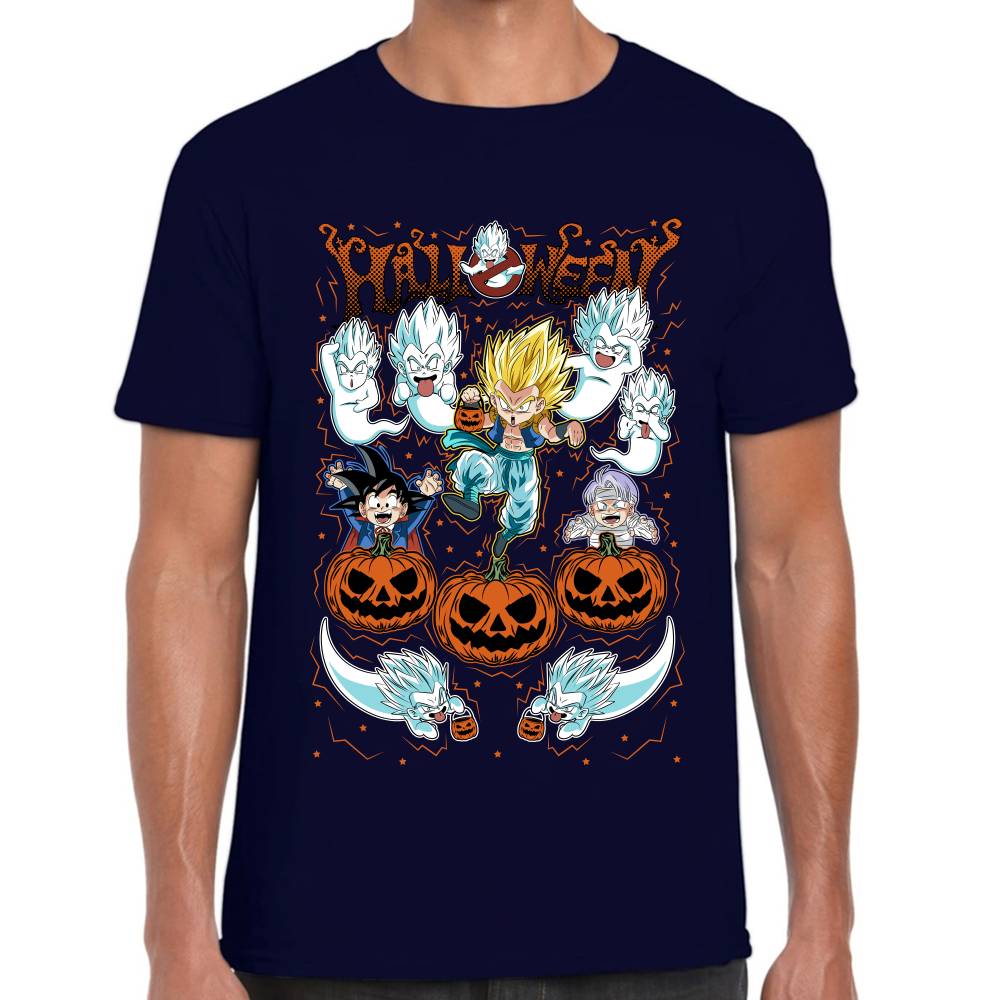 Playera Gotenks Dragon Ball Halloween Algodón Premium #0003070 Imagen principal del producto
