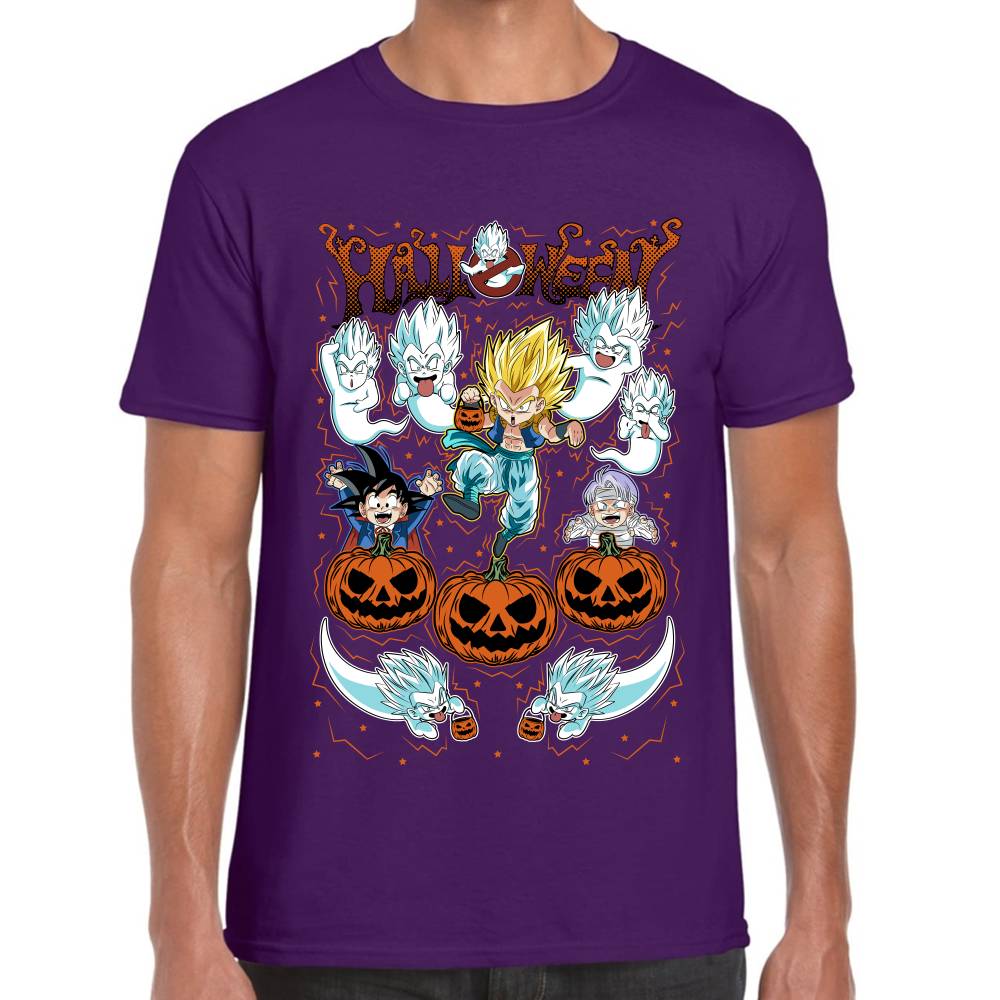 Playera Gotenks Dragon Ball Halloween Algodón Premium #0003070