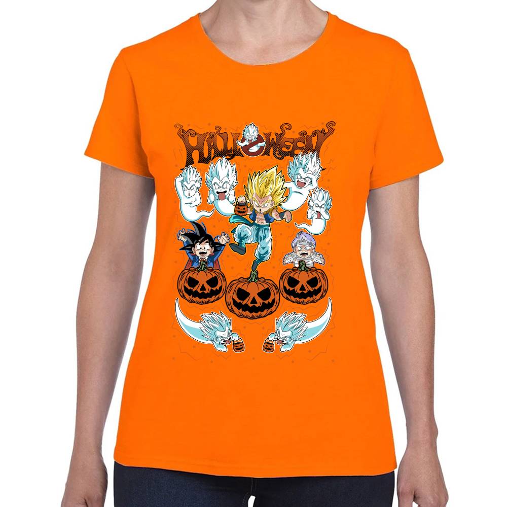 Playera Gotenks Dragon Ball Halloween Algodón Premium #0003070