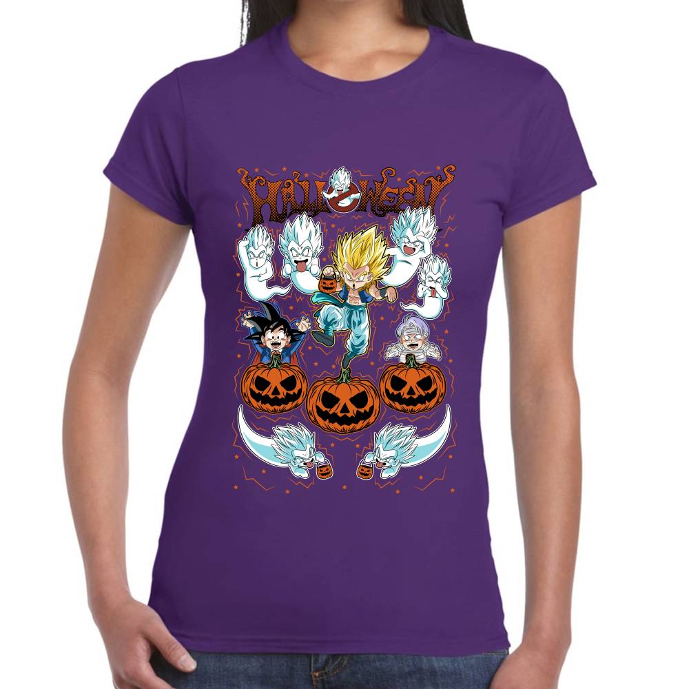 Playera Gotenks Dragon Ball Halloween Algodón Premium #0003070