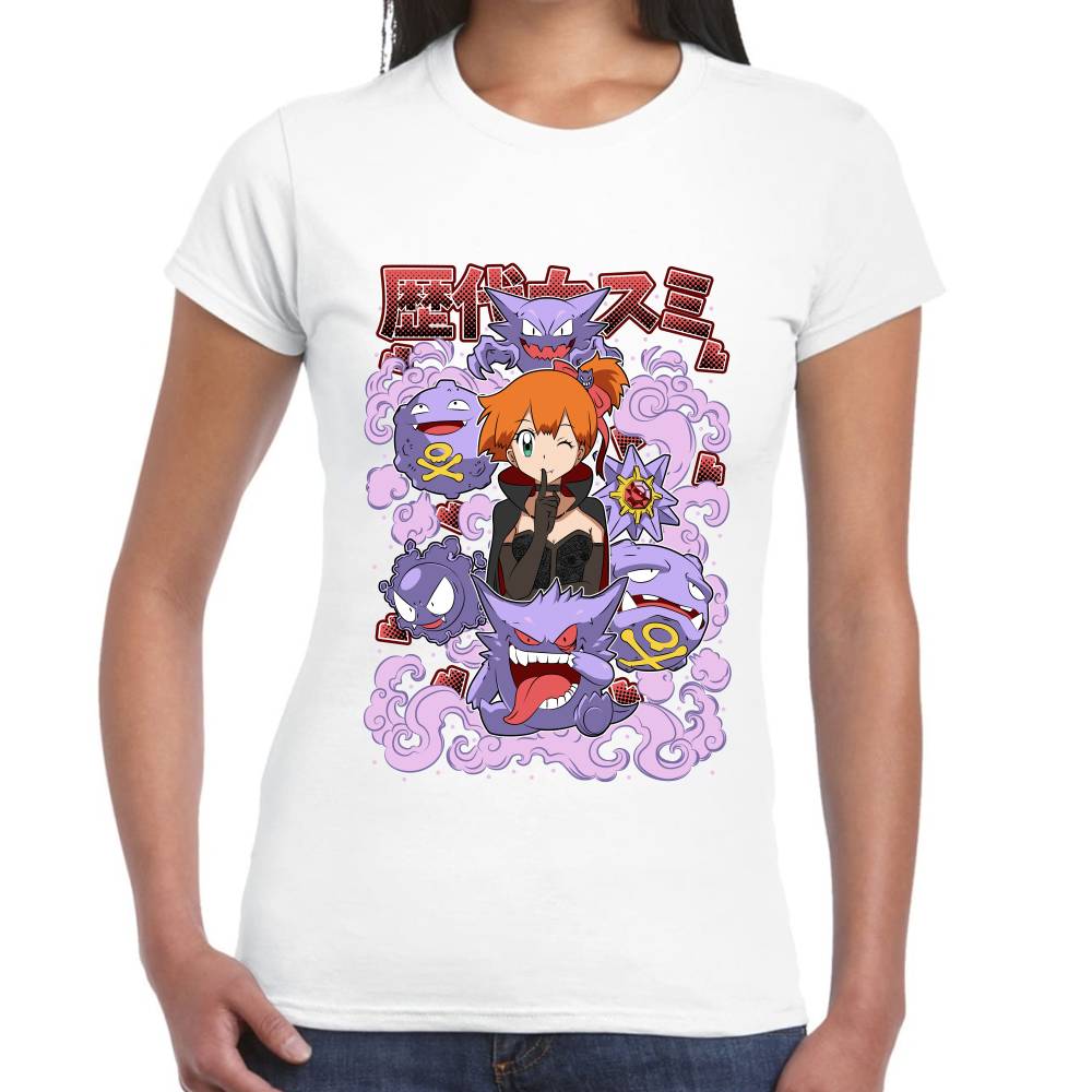 Playera Misty Pokemon Algodón Premium #0003072