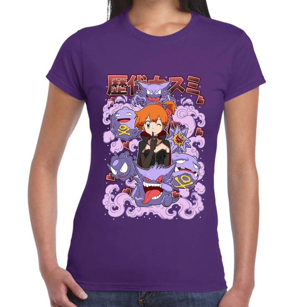 Playera Misty Pokemon Algodón Premium #0003072